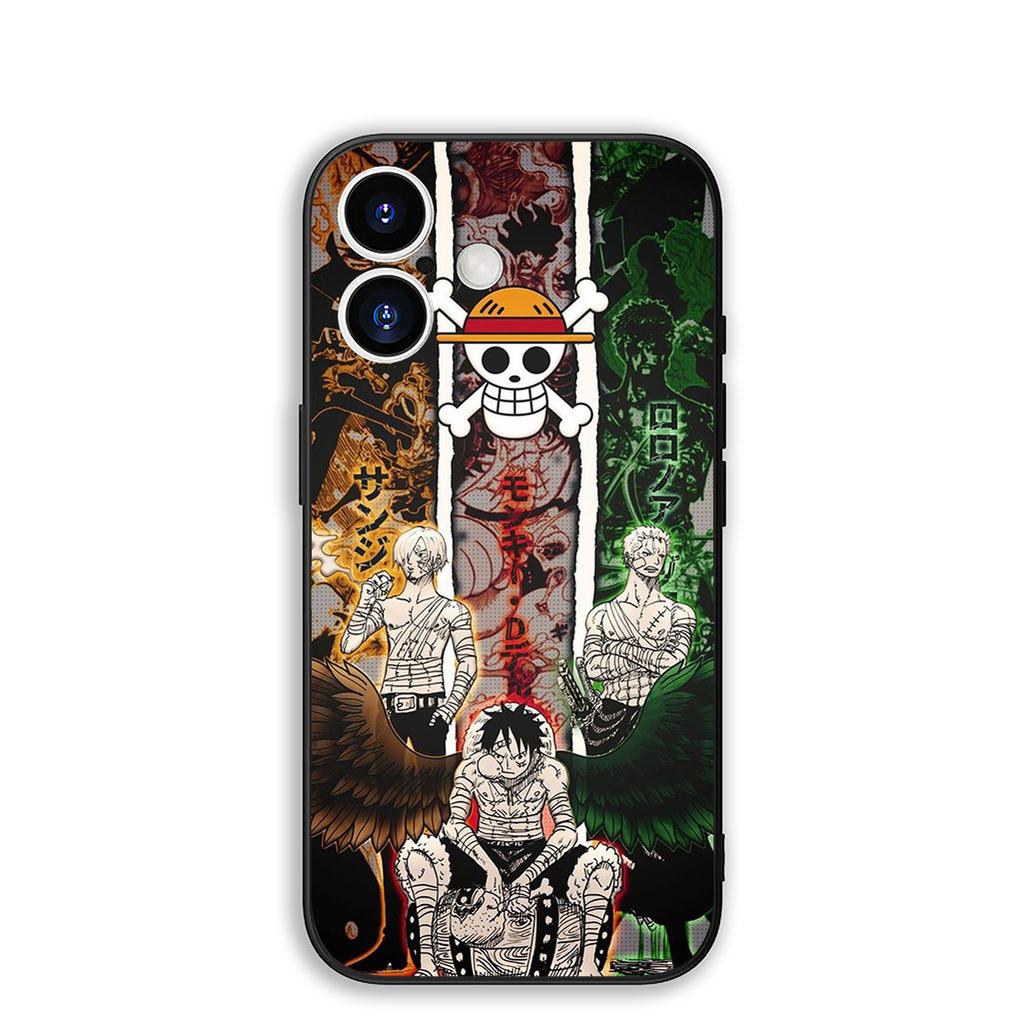 for Samsung Galaxy A17 A07 A04 j7 J5 J2 Prime J8 A01 A02 A03 A23 A71 A72 A41 M56 M23 Case One Pieces Luffy Roronoa Zoro Sanji