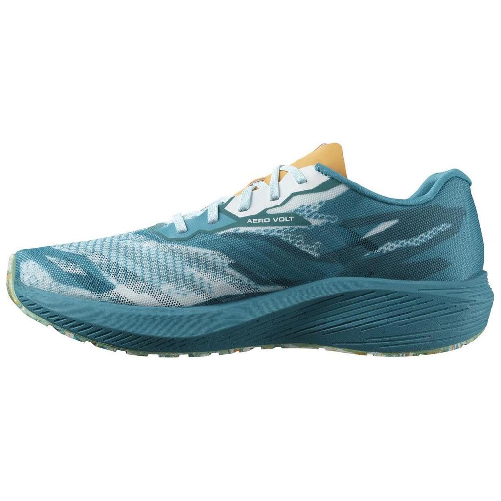 Salomon Aero Volt Comfortable Versatile Lightweight Shock Absorbing Durable Low-Top Running Shoes Men Running Shoes Blue 471292