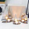 Stainless Steel Candle Holder Modern Candle Holders Decorative Wedding Candlestick Luxury Elegant Candlesticks Table Decorations