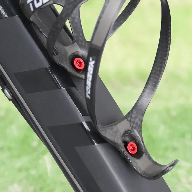 2/4pcs Bicycle Water Bottle Cage Bolts Holder Screws Hex Socket Screws M5 Aluminum Holder Bolts MTB Road Bike Accessories