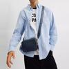 Coach Charter 19 Detachable Shoulder Strap with Zip Closure Crocodile Embossed Leather Shoulder Crossbody Bag Small Men's Dark Navy