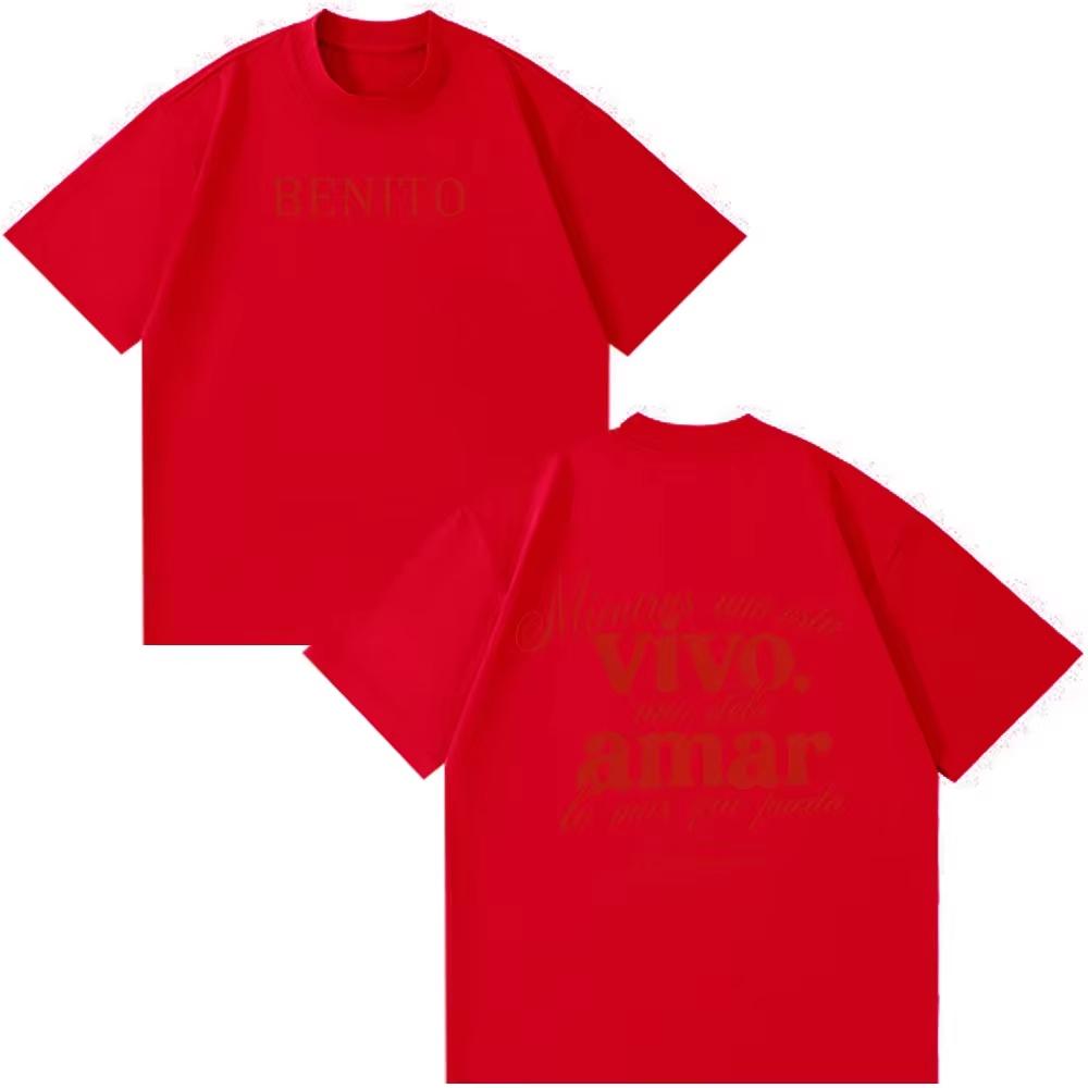 2026 Rapper Bad Bunny Tour Fashion Graphic Unisex Loose Casual Trendy Hip Hop Streetwear Unisex And Unisex Tshirt