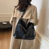 Retro large-capacity bag women's 2025 new fashion high-end tote bag casual and light lazy wind backpack