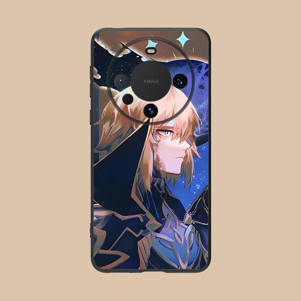 Game GI Dainsleif Phone Case for Huawei Mate 60 50 40 30 20 10 Pro Plus Lite E 5G Soft TPU Shockproof Cover