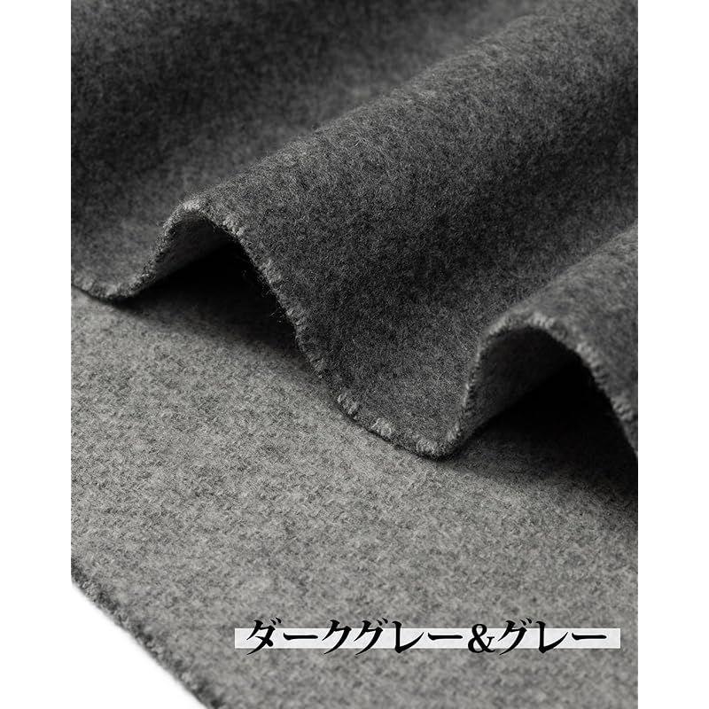 Used [New] [maikun] Men's Scarf, Christmas Gift for Men, Scarf, Gray, Dark Gray, 1