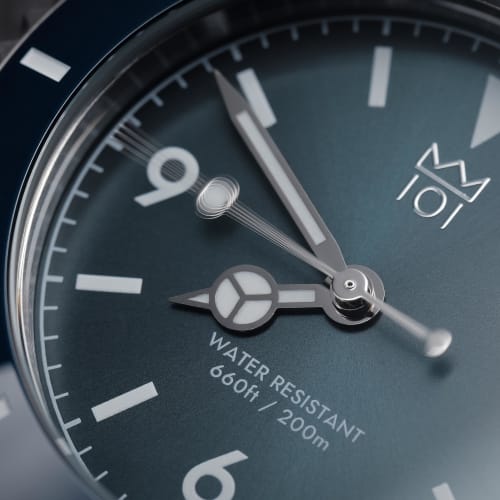 NEW model HYAKUICHI 101 38mm 20 ATM water resistant sweep seconds diver's watch ceramic bezel non-date wristwatch deep aqua men's women's unisex