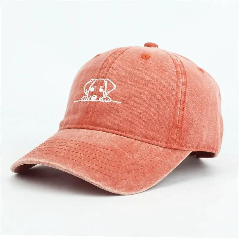 Spring Cotton Cartoon Embroidery Casquette Baseball Cap Adjustable Outdoor Snapback Hats for Men and Women 82