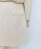 OURO Pleats Skirt Layered Pants [ Cream ]
