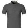 Neue herren POLO hemd doppel-schicht stehkragen kurzarm hemd mode lose körper hemd