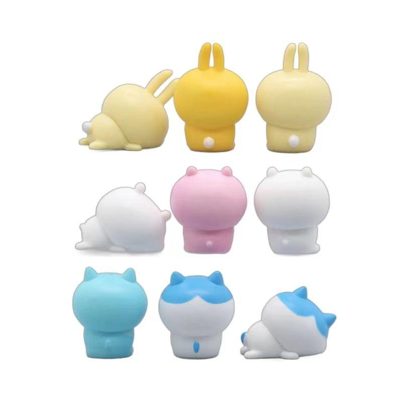 Cute jiyi Small Ornaments Usagi Hachiware Car Ornaments Cartoon Characters Desk Office Home Furnishings Gift Collection