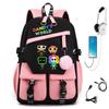 Personalized Printed USB Backpack, Large Capacity Korean Version of Trendy Primary and Secondary School Schoolbag