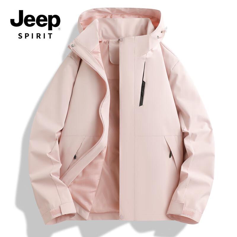 JEEP SPIRIT Men's FKS689 3-Proof Autumn Jacket
