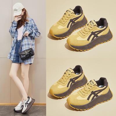 Ins Forrest Gump Shoes Women's Spring New Height Increase Student Running Sports Casual Shoes Street Shot BN