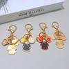 Magic Academy Couple Keychain Hufflepuff Gryffindor Slytherin Ravenclaw Surrounding Uniform Badge Alloy Pendant Creative Package Gift