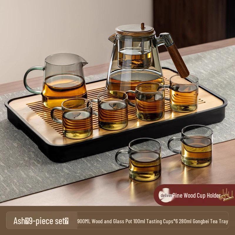 Automatic Tea Separation Glass Teapot