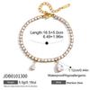 European American Non Fading Stainless Steel Charm Stackable Bracelet Zircon Trendy Women Light Luxury High End Anniversary