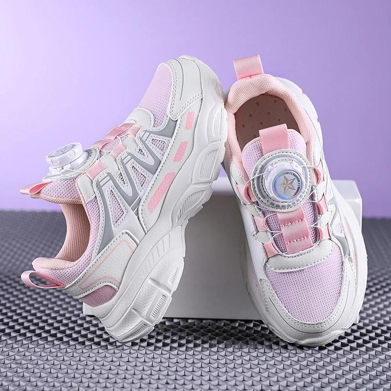 Hot Sell Children Shoes Size 28-39 Boys Fashion Sneakers Girls Sport Running Shoes Kids Breathable Casual Trainers Outdoor Shoes