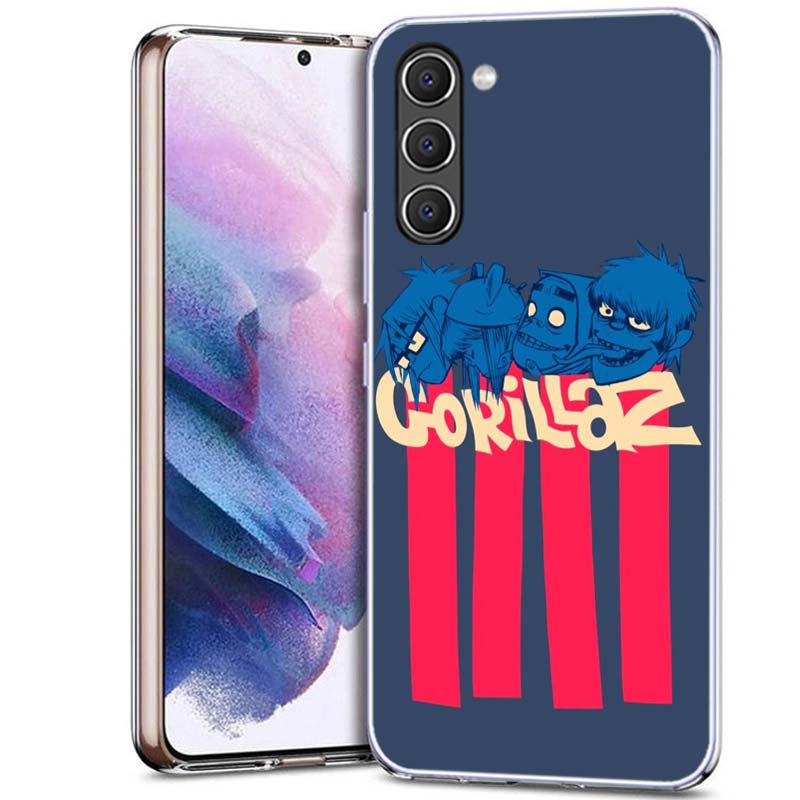 Gorillaz Anime Phone Case for Samsung A54 A14 A24 A34 A17 A37 A57 A55 A35 A25 A15 A13 A23 A33 A53 A07 A05S A04S A03 A73 Galaxy N