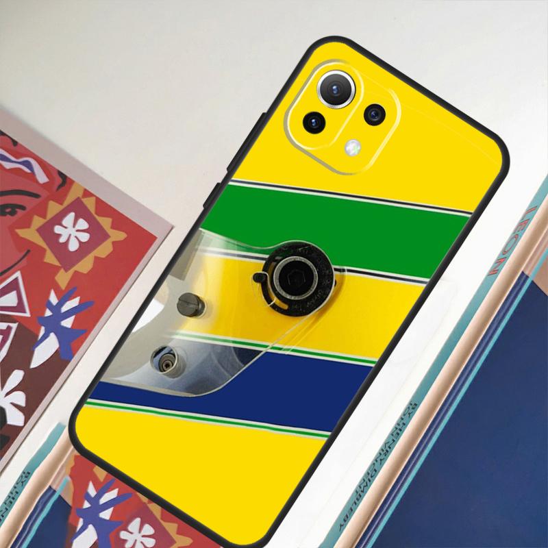 Racing Ayrton Senna Case For POCO F5 X4 F4 GT F3 M5 M5s X3 X5 Pro Cover For Xiaomi 12T Pro 11T 11 12 13 Lite