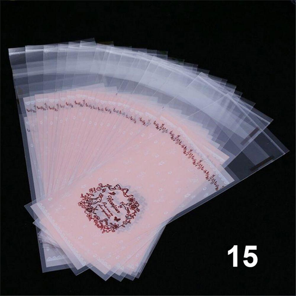 

100pcs/lot Cute Bow Party Supplies Wedding Favors OPP Bags Gift Packages Lipstick Bag Plastic Pocket 15