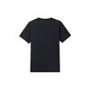 FILA Latte Girl 3.0 Athletics Vintage Logo Print Crew Neck Short Sleeve T-Shirt Men Tops Deep-Black A11M321104FBK