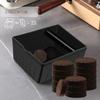 Coffee Knock Box, ABS Coffee Grounds Knock Box, Espresso Knock Box with Knock Bar and Non-Slip Rubber Base, Shock Absorbent Durable Barista Espresso
