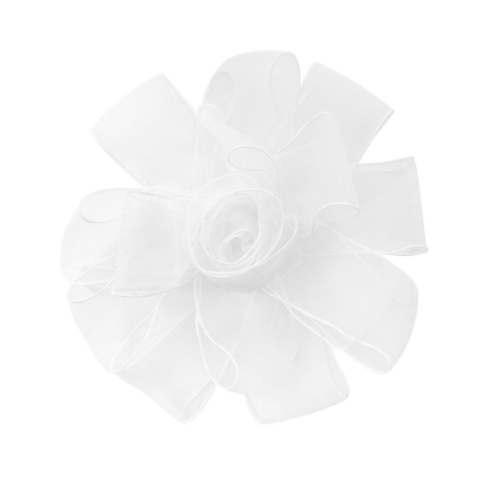 Exquisite Mesh Dress Cloth Patch Rose Flower DIY Large Flower Patch Dress Decorative Multi-Layer Chest Flower