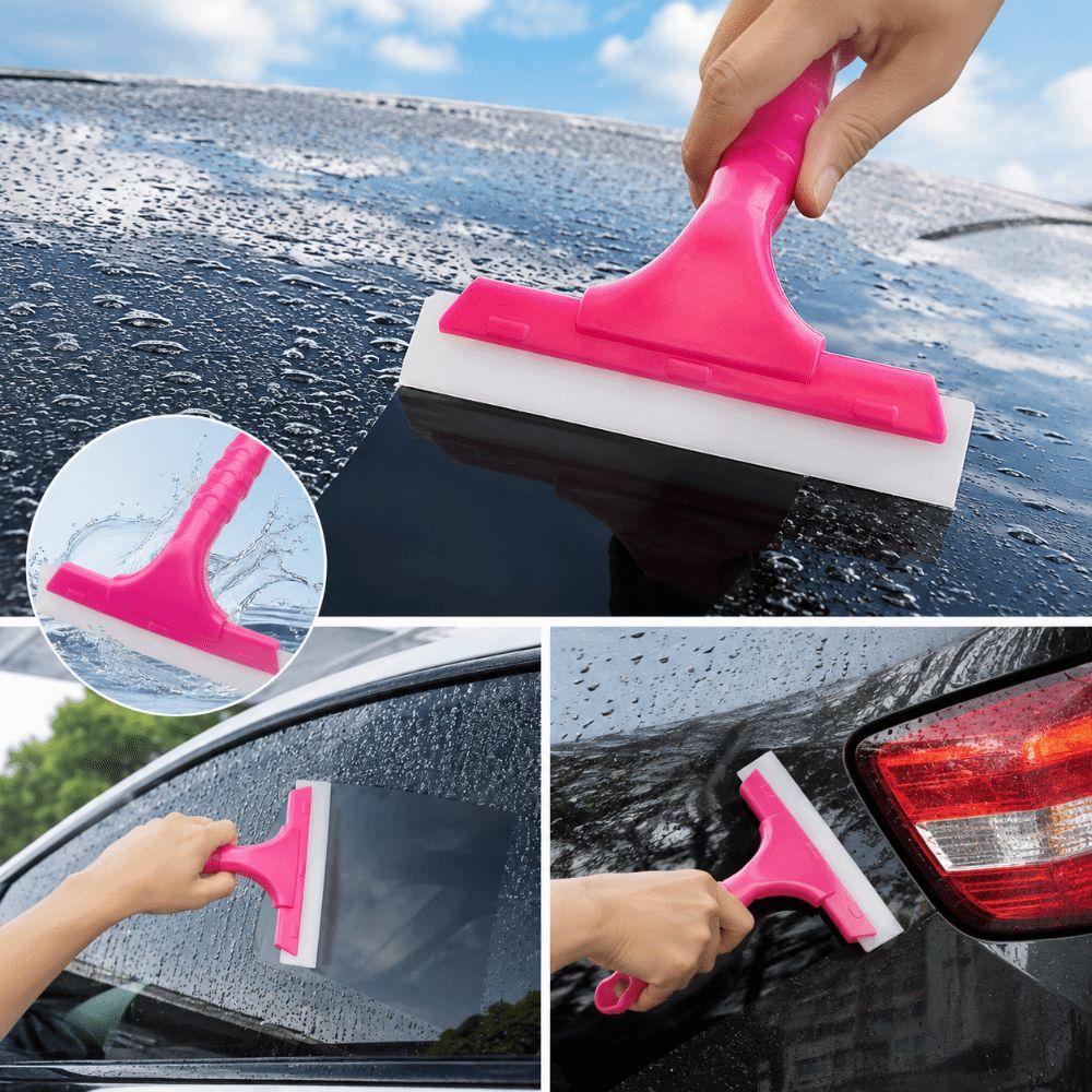 Flexible Head Silicone Scraper Lightweight Car Wrap Tool Windscreen Water Wiper  Car Windshield