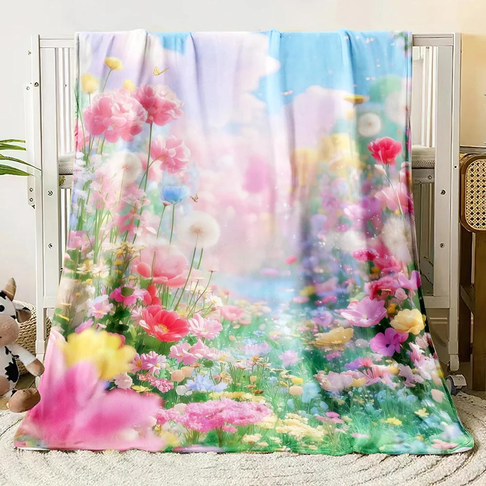 

Dreamy Flannel Thin Blanket Bedroom Blanket,Iving Room,sofa Blanket,student Office Nap,camping Trip,children s Gift 100x150cm