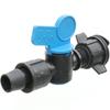 16mm Drip Tape Valve Connector with Locking Buckle Tee Fitting