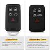 KEYYOU For Volvo XC60 S60 S60L V40 V60 S80 XC70 Silicone Case Cover Fob Remote Key Shell Car Key 5 Buttons New Arrivel