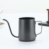 Black Coffee Pot 304 Stainless Steel Long Narrow Spout Gooseneck Kettle Hand Drip Kettle Pour with Cover 600ML Coffee Tea Pot