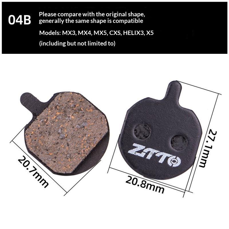 1 Coppia Pastiglie Freno Lega di Rame per Bicicletta Pastiglie Freno Idrauliche Pastiglie Resistenti all'Usura Per Bicicletta Pastiglie Freno a Disco Semi-Metalliche