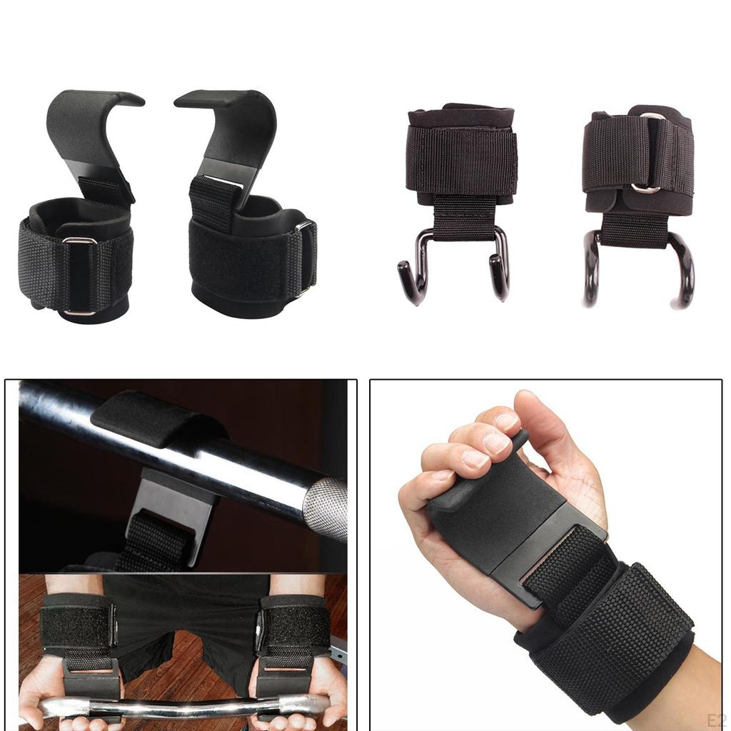 Weight Lifting Hooks Bodybuilding Wrist Straps for Weightlifting Strap home and