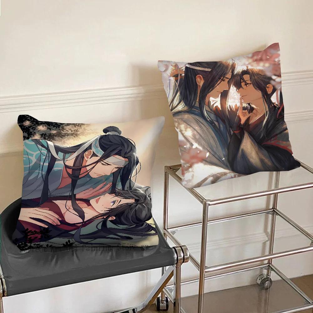 Anime Grandmaster Mo Dao Zu Shi MDZS Pillow Bedroom Sofa Leisure Comfort Cushion Car Living Room Home Decoration
