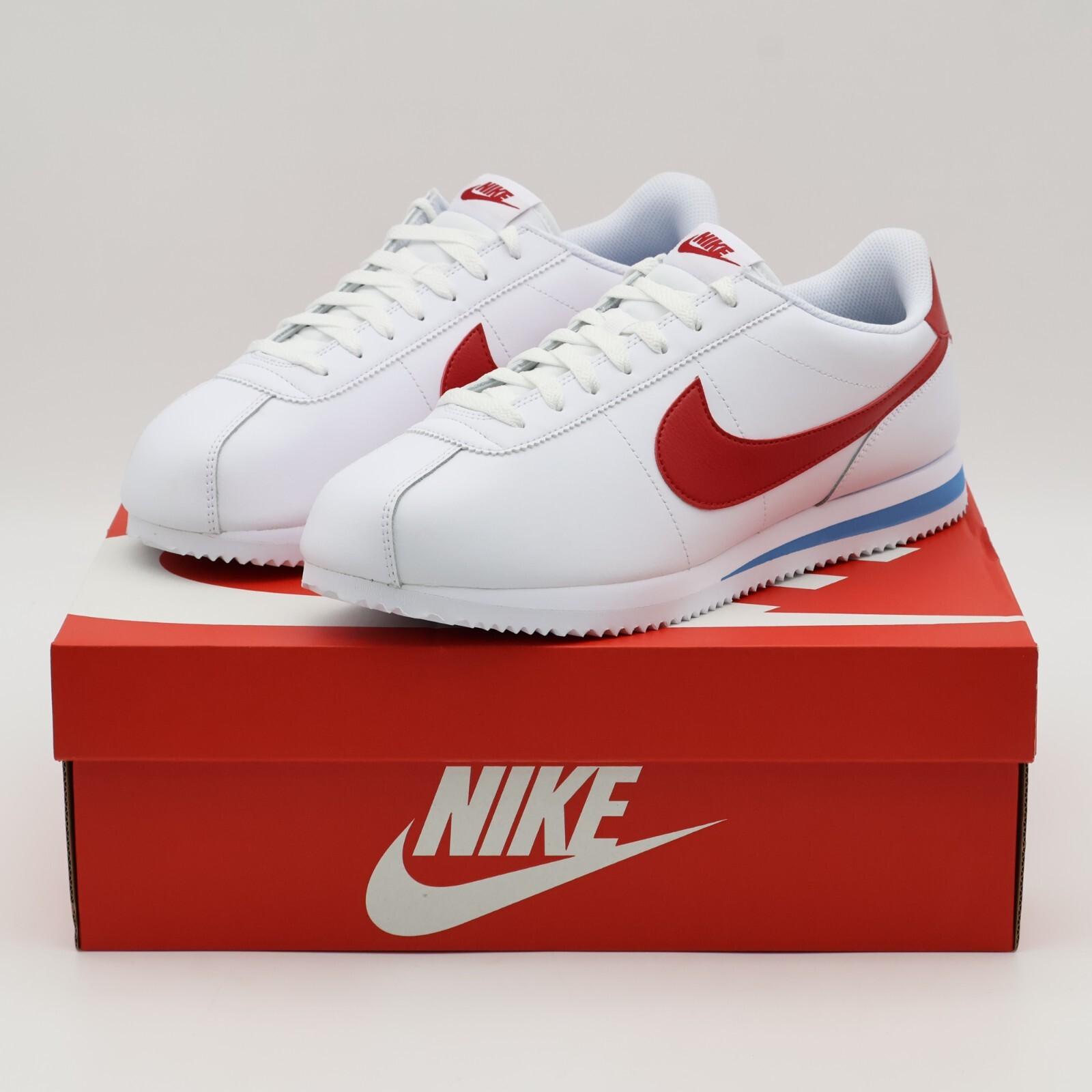 DM4044-108 Nike Cortez Форрест Гамп Белый Varsity Red Синий (Мужской) 11
