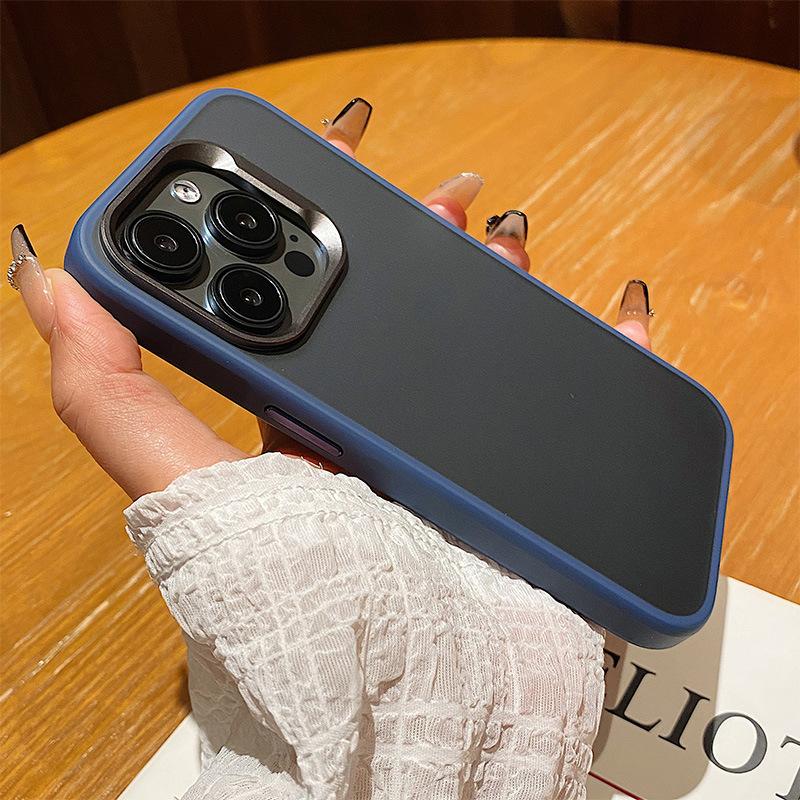 

Матовое магнитное притяжение подходит для чехлов для телефонов Apple 15promax, iPhone14 Полный пакет 13 Простой деловой чехол iPhone 13 6.1 inch