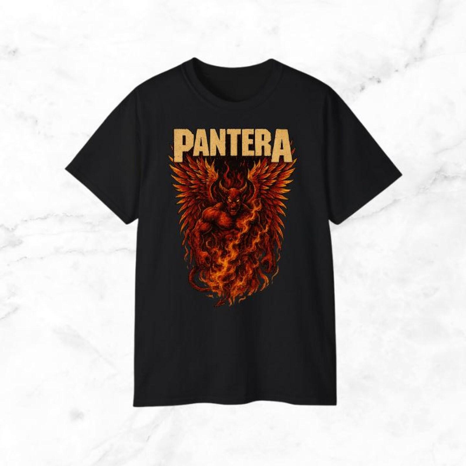 Pantera Heart Full Of Lies Adult Cotton Black T-Shirt Unisex XL