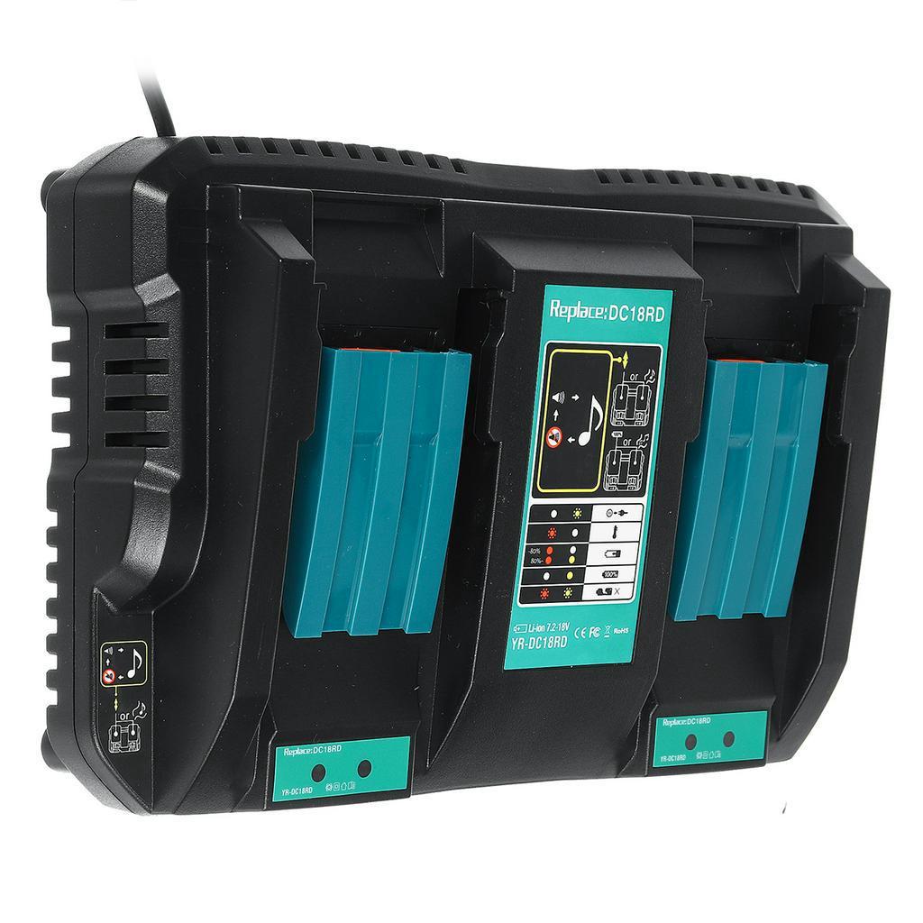 AC 100-240V US/EU/AU Plug NEW Double Battery Charger For for Makita BH1120  BH1220B Ect Electric Tool Whose Li-ion Battery Is 14.4V and 18V