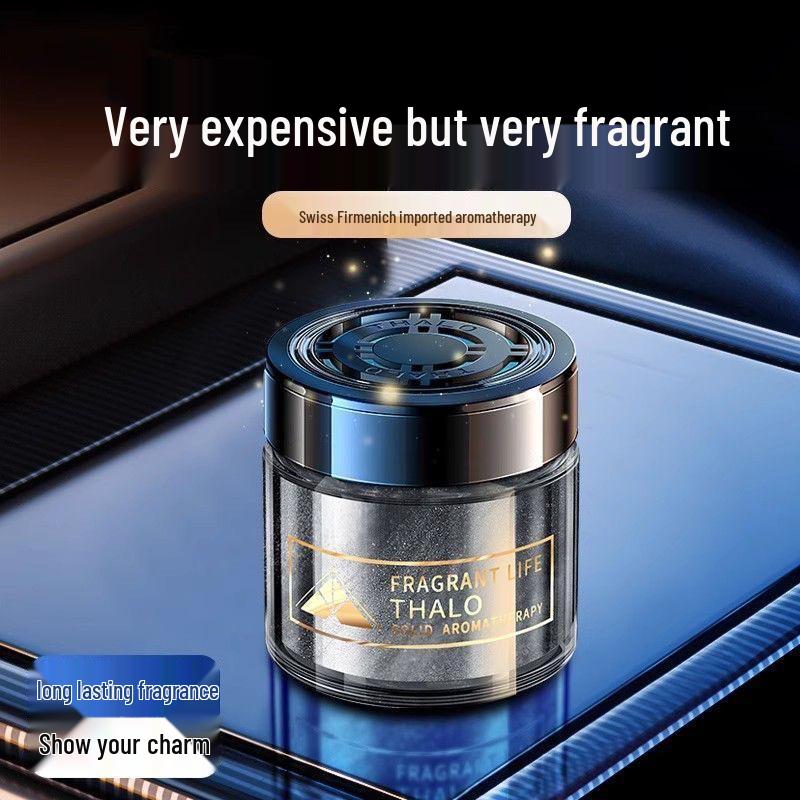 Gardenia Scent Car Air Freshener Balm - High-End Quicksand Solid Deodorizer for Home and Vehicle