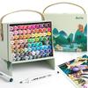 Set de markere Arrtx ALP Alcohol Art 80 Duble Permanente Artistice pentru Schiță cu Pensulă, Design Perfect pentru și Realizarea de Carduri pentru Adulți și Copii, Culori,