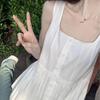 2026 Summer Slimming Pleated Sleeveless Camisole for Feminine Commute