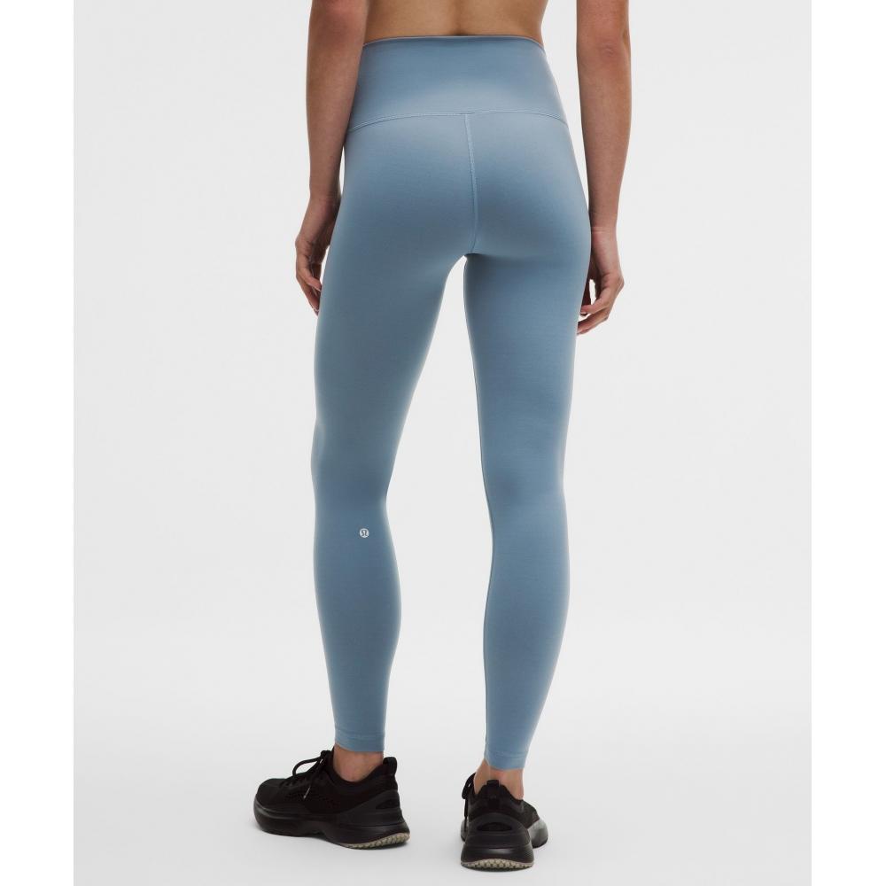 Lululemon Wunder Train High Rise Tight 28  Steel Blue
