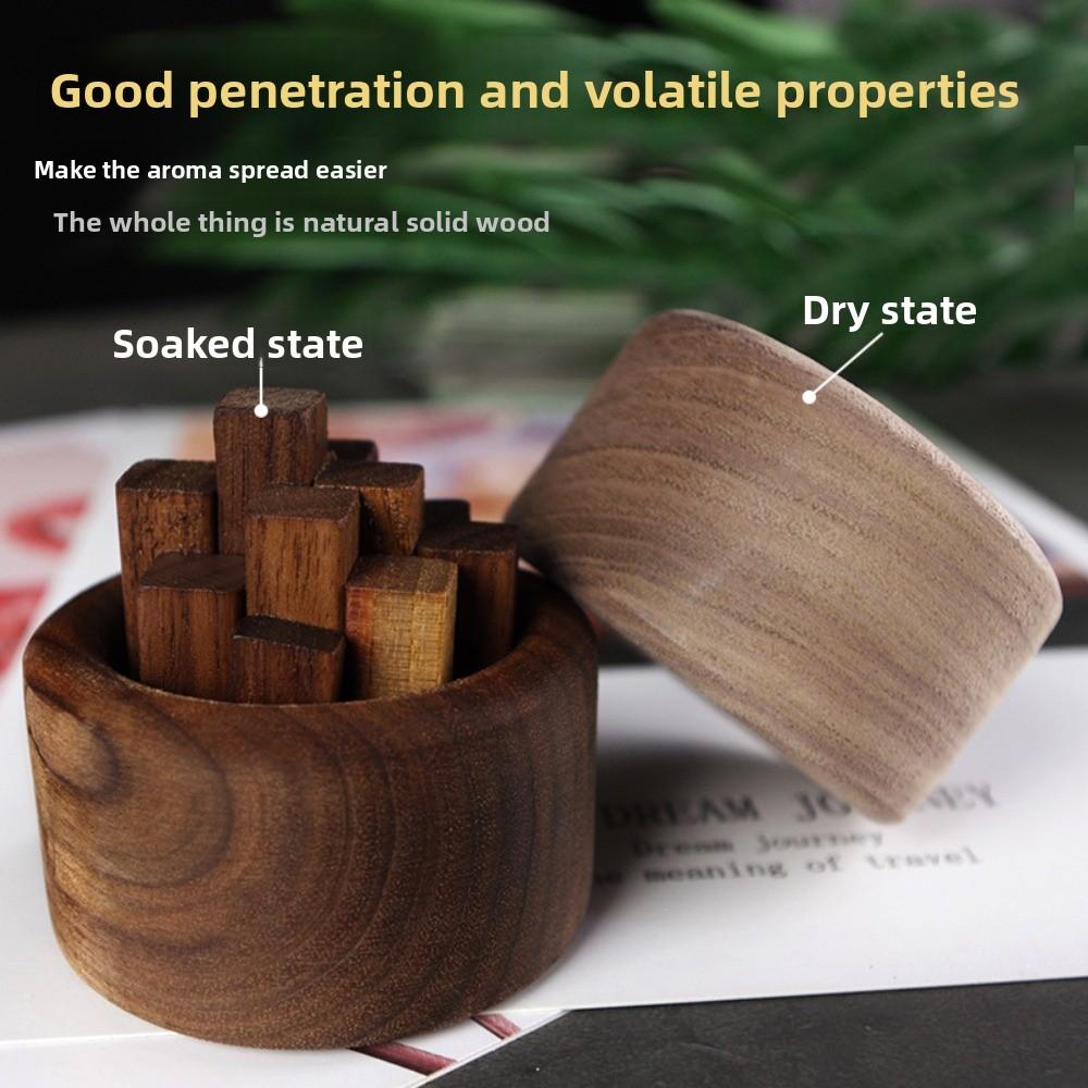 Aroma Diffuser Home Fragrance Table Decoration Accessories  Beechwood Essential Oil Diffuser Aromatherapy Decor for Living Room