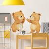 Two Cartoon Bear Wall Stickers Bedroom Living Room Home Wall Background Beautification Decorative Wall Stickers Self-Adhesive