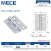 Thickened Stainless Steel Small Hinge for Folding Cabinet, Window, or Wooden Box with Lotus Leaf Design.