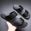 Fashion New Stylish Men's Outdoor Slippers Fashion Sandals Non-Slip Male Half Drag Lightweight Slides Simple Comfortable Men Beach Shoes