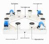 Universal Dishwasher Elevation Base with Mobile Wheels (Available in 8, 10, 14, 15, and 16 Sets)