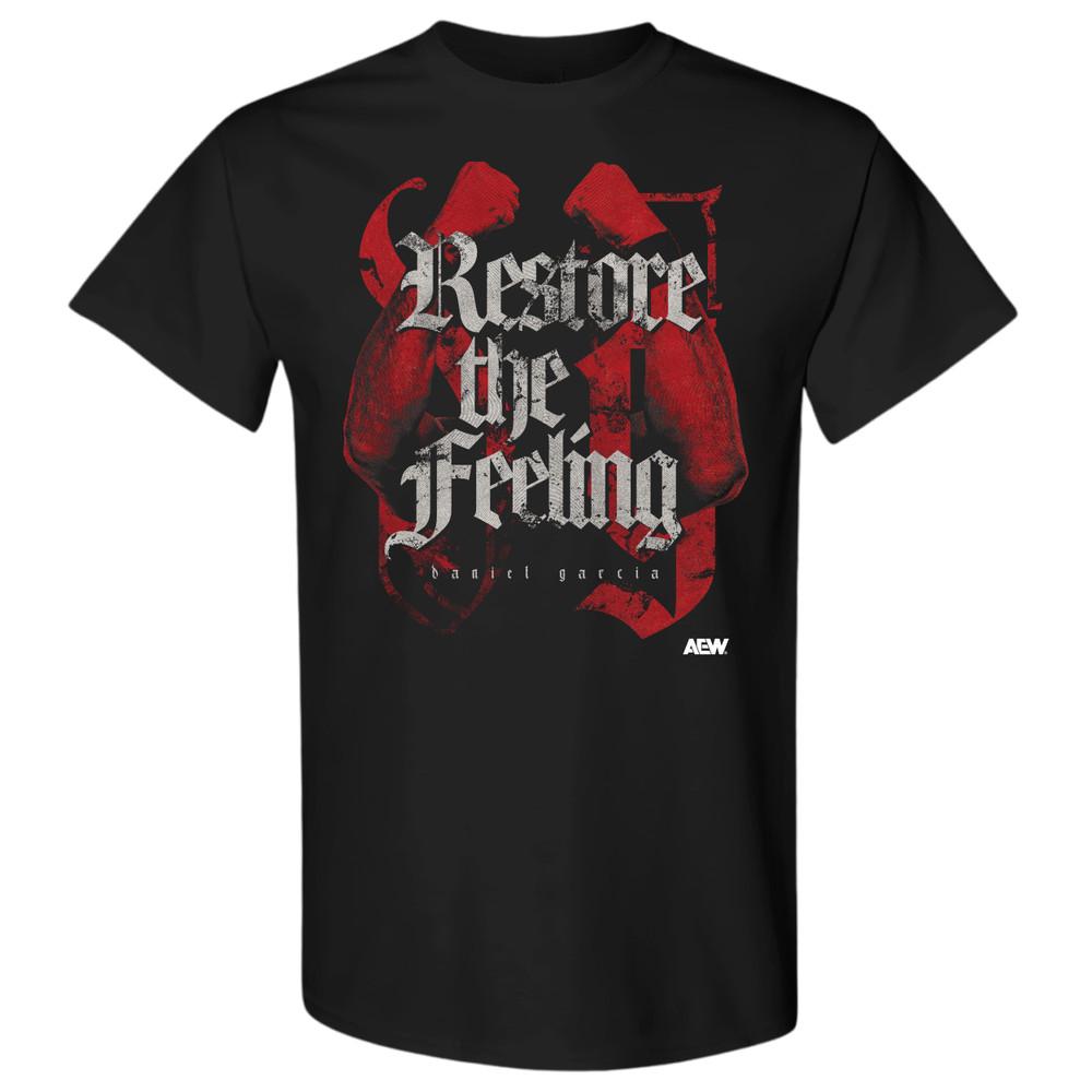 Daniel Garcia  Restore the Feeling AEW Official TShirt Unisex T-Shirt M