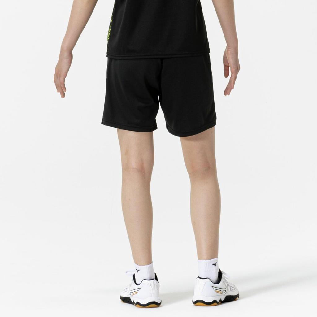 Table Tennis Game Size 82JBC202 Pants, Sweat-Wicking, Quick-Drying, Women's, Black, L,